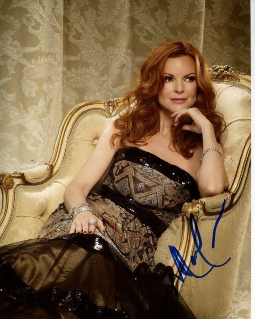 Marcia Cross Signed Autographed Desperate Housewives Bree