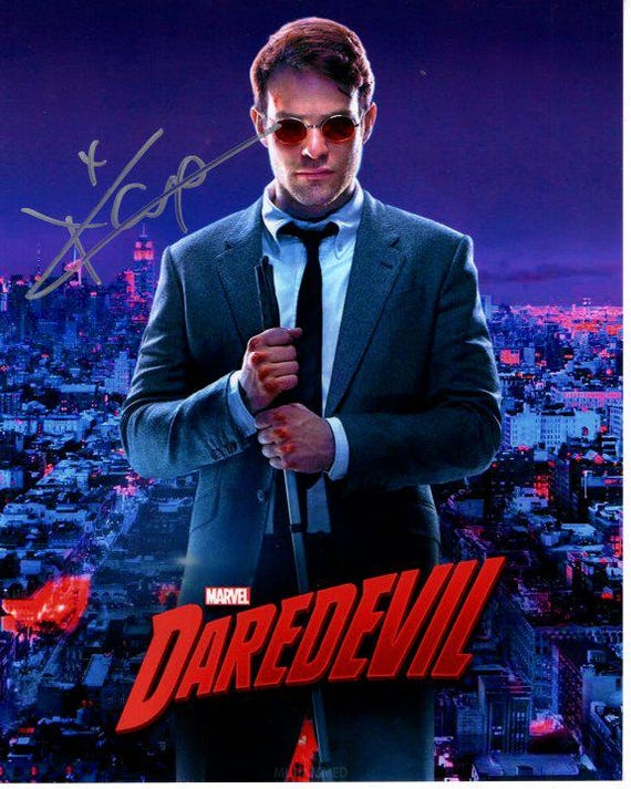 チャーリー・コックス　直筆サイン　デアデビル　マーベル チャーリー・コックスのサイン入り8x10 デアデビル マット・マードック