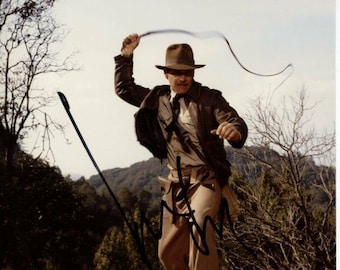 直筆サイン入りインディ・ジョーンズプリント ハリソン・フォード COA