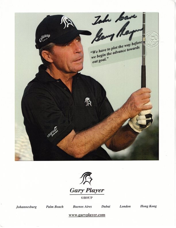 ゲーリー プレーヤー 直筆サイン入り キャップ シニア ゴルフ Gary ゲーリー・プレーヤーのサイン入り 8.5x11 PGA ゴルフ写真 - Etsy 日本