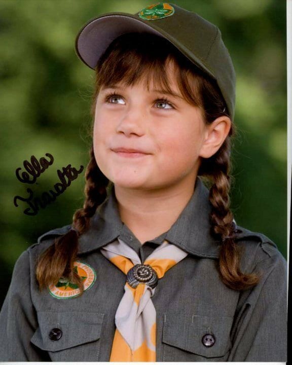 エラ・ブルー・トラボルタのサイン入り8x10 老犬エミリーの写真 ジョン