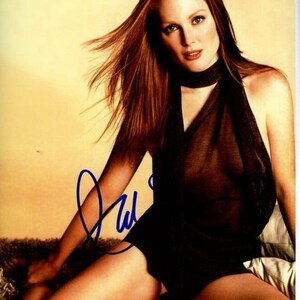 Julianne Moore gesigneerde gesigneerde foto van 8 x 10