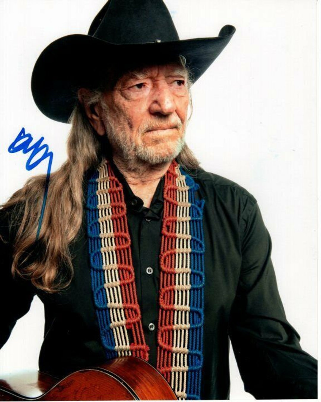 Willie Nelson Signed Autographed Photo Etsy