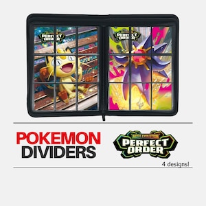 Perfect Order | Pokémon Set Divider for 9 pocket Binder