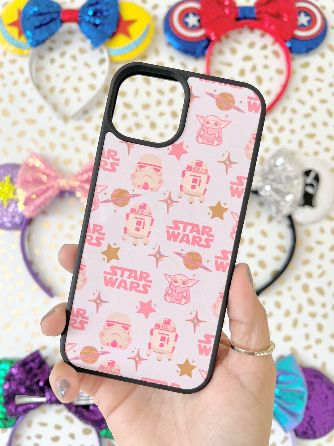 IPhone Pink Yoda Star Wars Phone Case - Etsy