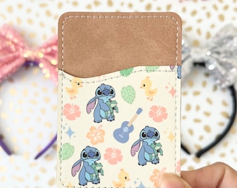 Aloha stitch phone wallet | phone card holder | Disney wallet