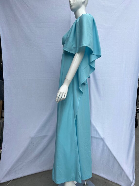 The Bloom ~ Heavenly 70s Flutter Sleeve Cotton Maxi Dress