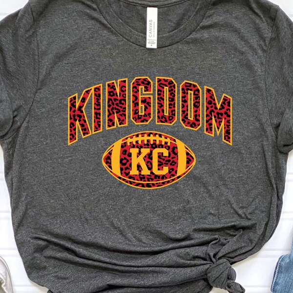 Kingdom Shirt, Chiefs Shirt, Kansas City Football T-Shirt, Kingdom Tee, Chiefs Fan Gift, KC Game Shirt, Chiefs Jersey