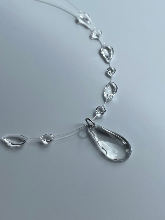 Handmade Resin Raindrop Necklace, Raindrop Chocker, Grunge Jewellery, Victorian Style - Etsy Handmade Resin Raindrop Necklace, Raindrop Chocker, Grunge Jewellery, Victorian Style - Etsy
