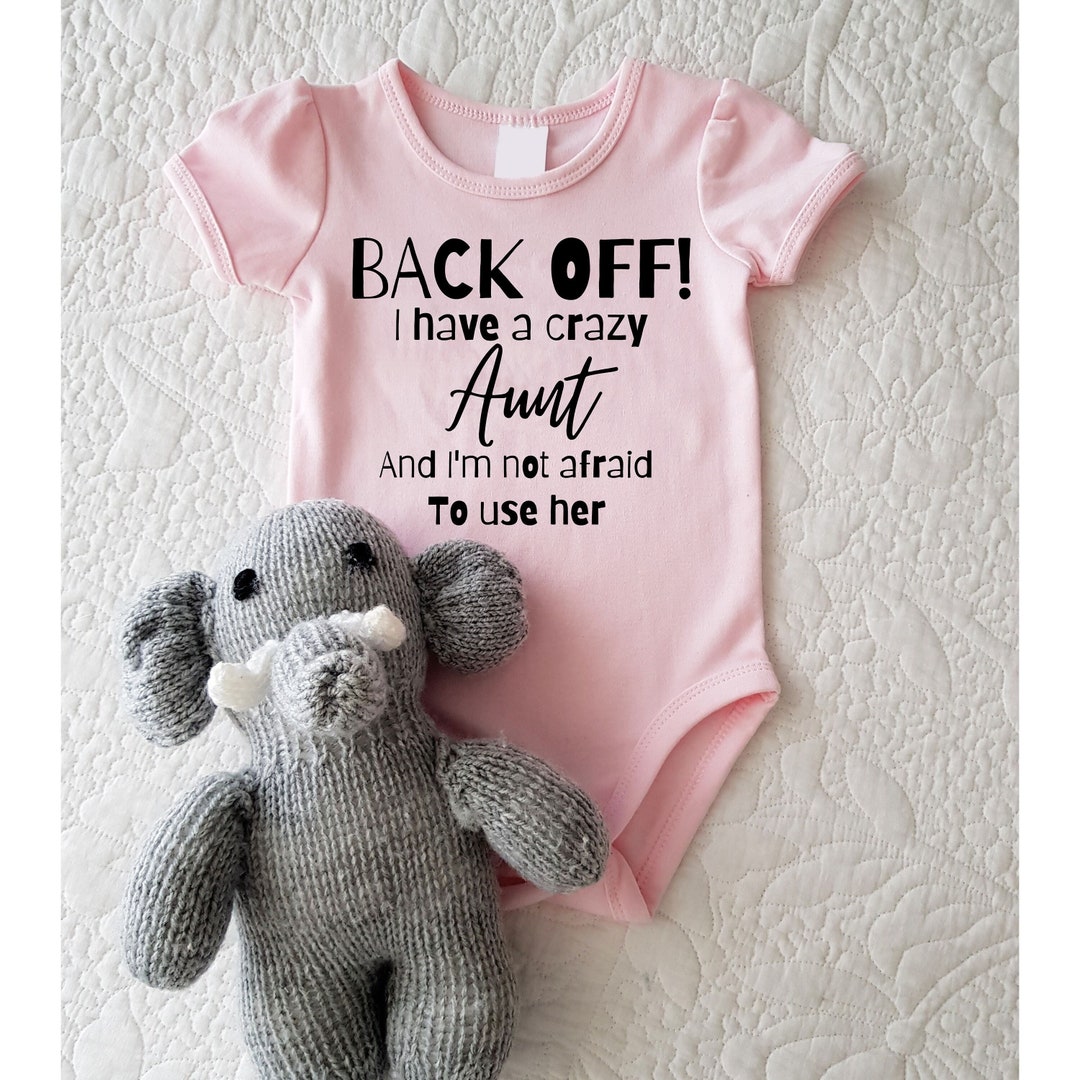 Funny Aunt Baby Onesie® Baby Shower Cute Auntie Toddler Kids Etsy