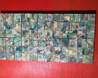 Green grid by Kathy Parker