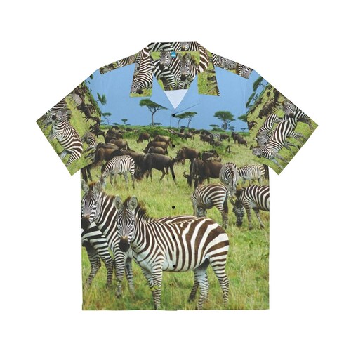 Le PleaSur' Safari Collection - shops African Zebra Shirt