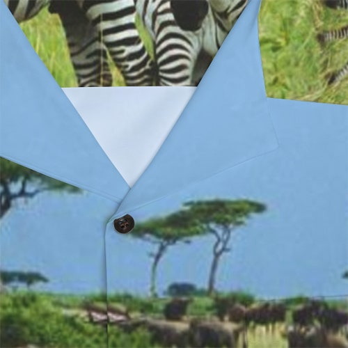 Le PleaSur' Safari Collection - shops African Zebra Shirt