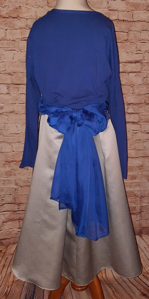 Lavanya Coodly Women's Eva Royal Blue Silk Velvet Strapless Evening Gown