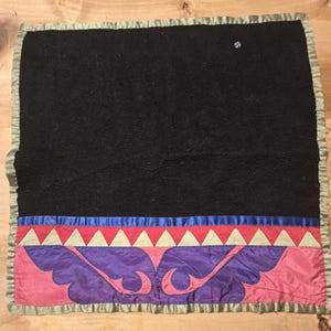 Oneida Iroquois PowWow Dance Regalia Satin Appliqued Felt Breech Cloth Native Traditional Vintage