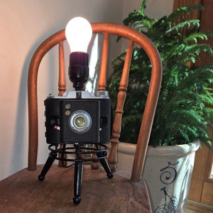 Ansco Flash Clipper Camera Accent Mini Tripod Lamp/Nightlight Man Cave Father&#39;s Day