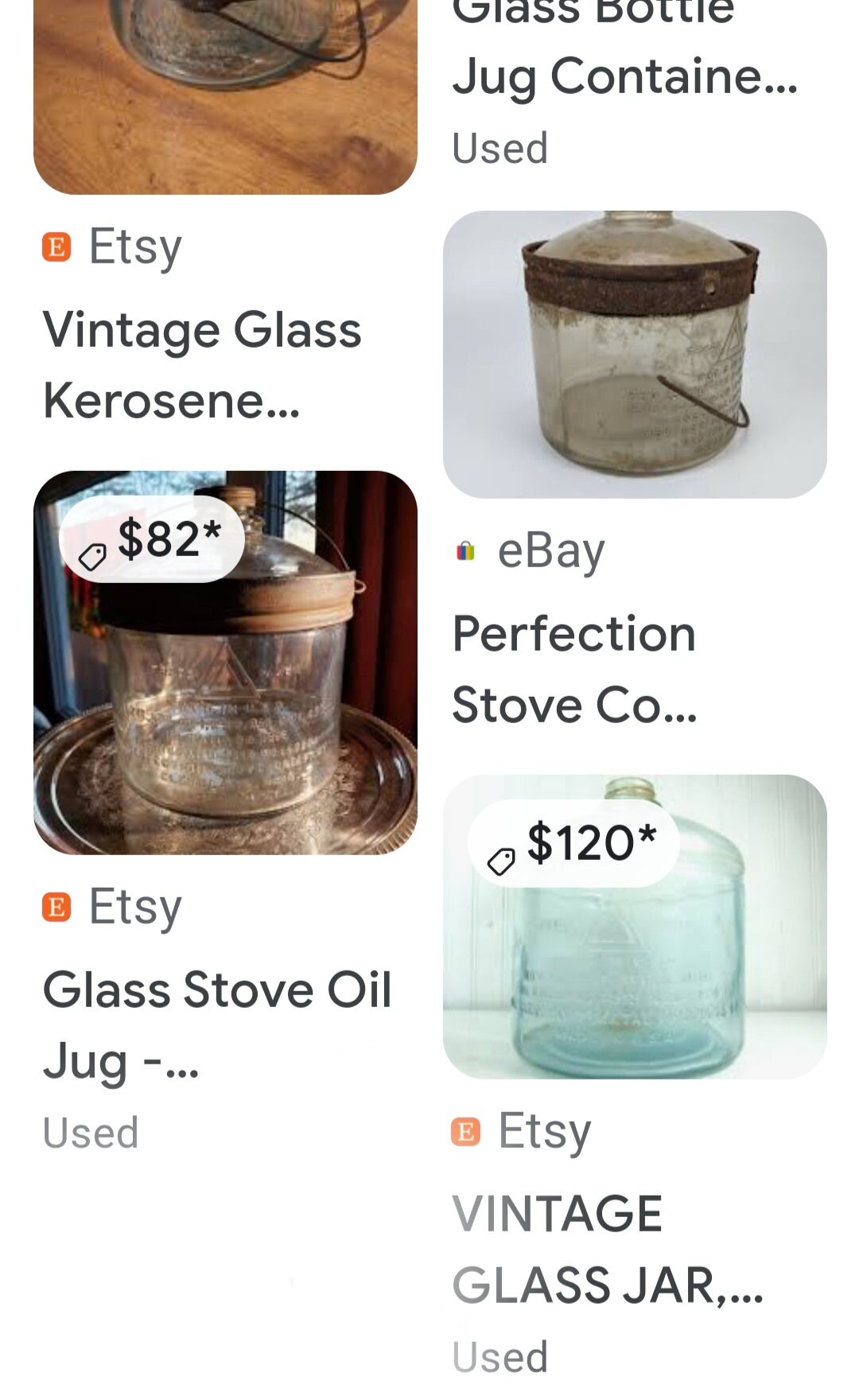 Antique Blue Glass Gallon Kerosene Jug Cleveland Metal Works Etsy