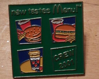 Mc Donalds New Tastes Menu Team Pin 2001