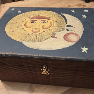 1990's〜2000's　アメリカ製ヴィンテージ　満月　山　ジュエリーボックス 1990s Celestial Box - Etsy