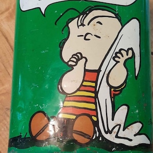 Peanuts Trash Can - Etsy