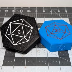 Estuche de almacenamiento de dados hexagonales de D&D