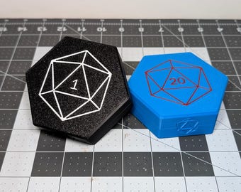 Hexagon D&D Dice Storage Case