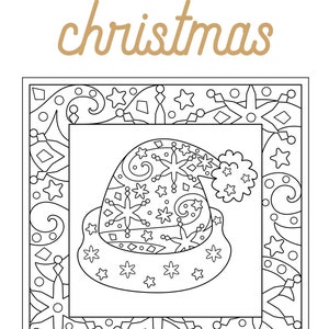 Christmas Coloring Pages, Printable Coloring Pages for Kids, Holiday Coloring Sheets, Christmas Kids Coloring Pages