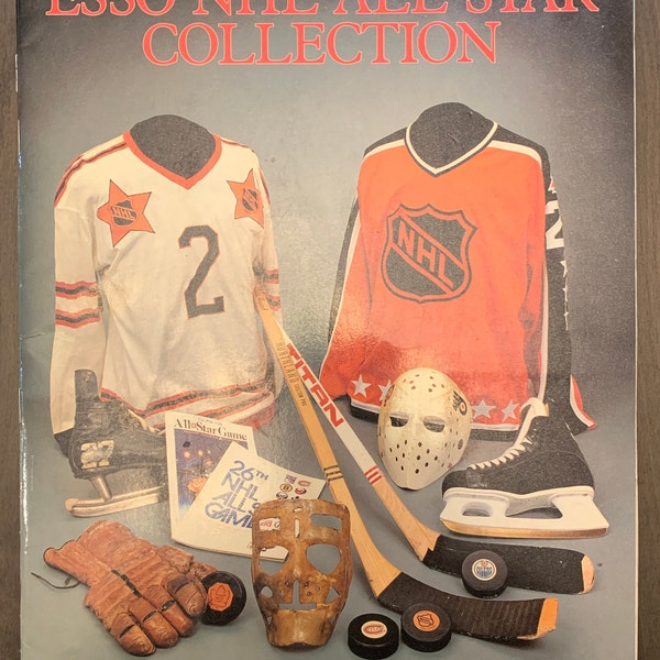 Esso NHL Hockey All-Star Collection Hockey Card Sticker Book | Esso 1988 Hockey Card Book