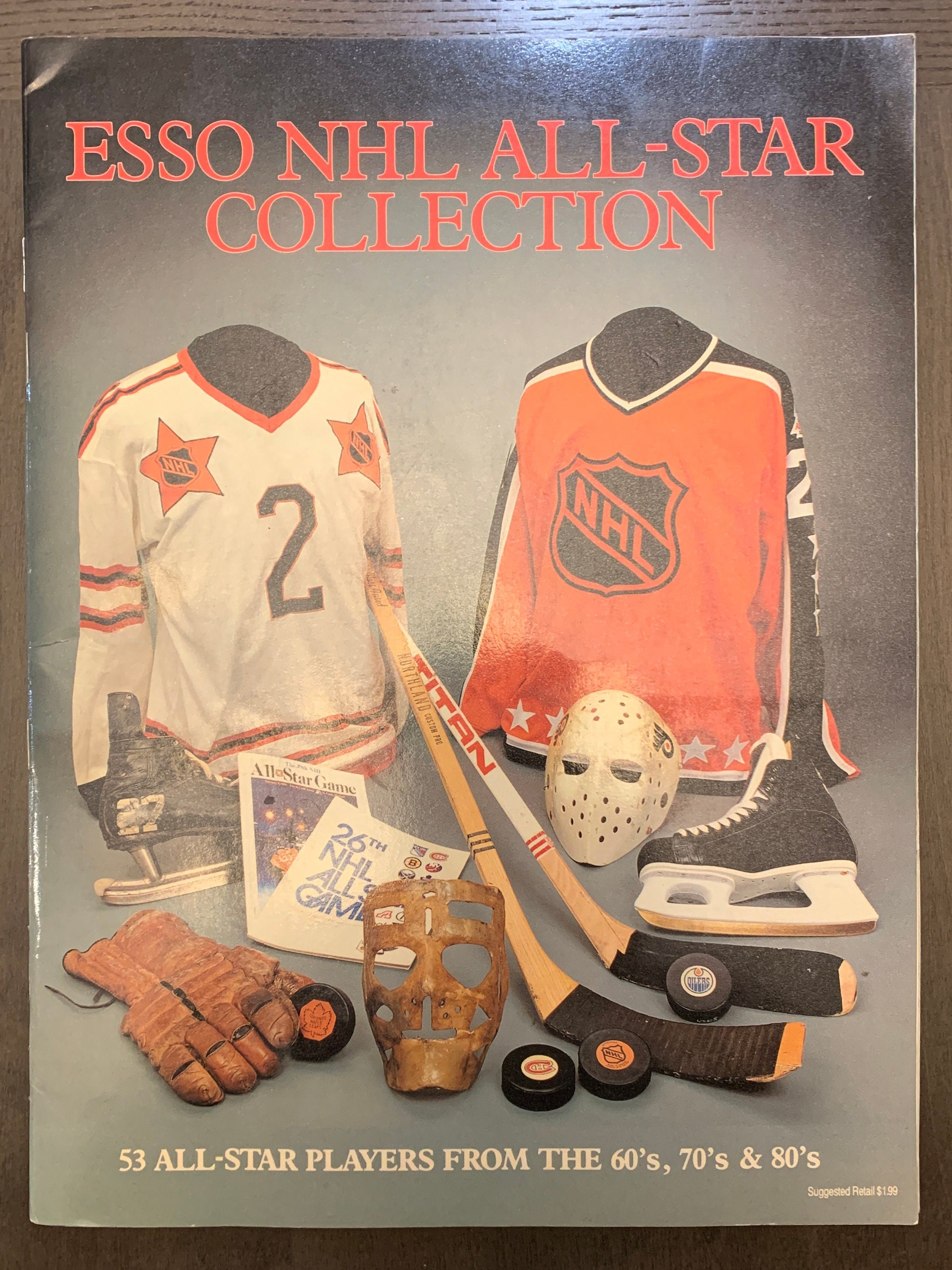Esso NHL Hockey All-star Collection Hockey Card Sticker Book - Etsy Finland