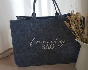 Family Bag | Filztasche | Geschenkidee zu Weihnachten | Geschenke für Sie | Weekender | Geschenkidee zum Geburtstag |