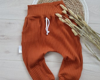 Ripp Leggings Gr. 86 Kinder  | Baggy-Pants