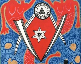 Haitian Vodou Abstract Art - Yvena Pierre Artist