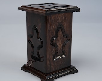 Wooden Piggy Bank for Kids, %100 Handcrafted and Antique Carved Coin Bank for Gift and Boys