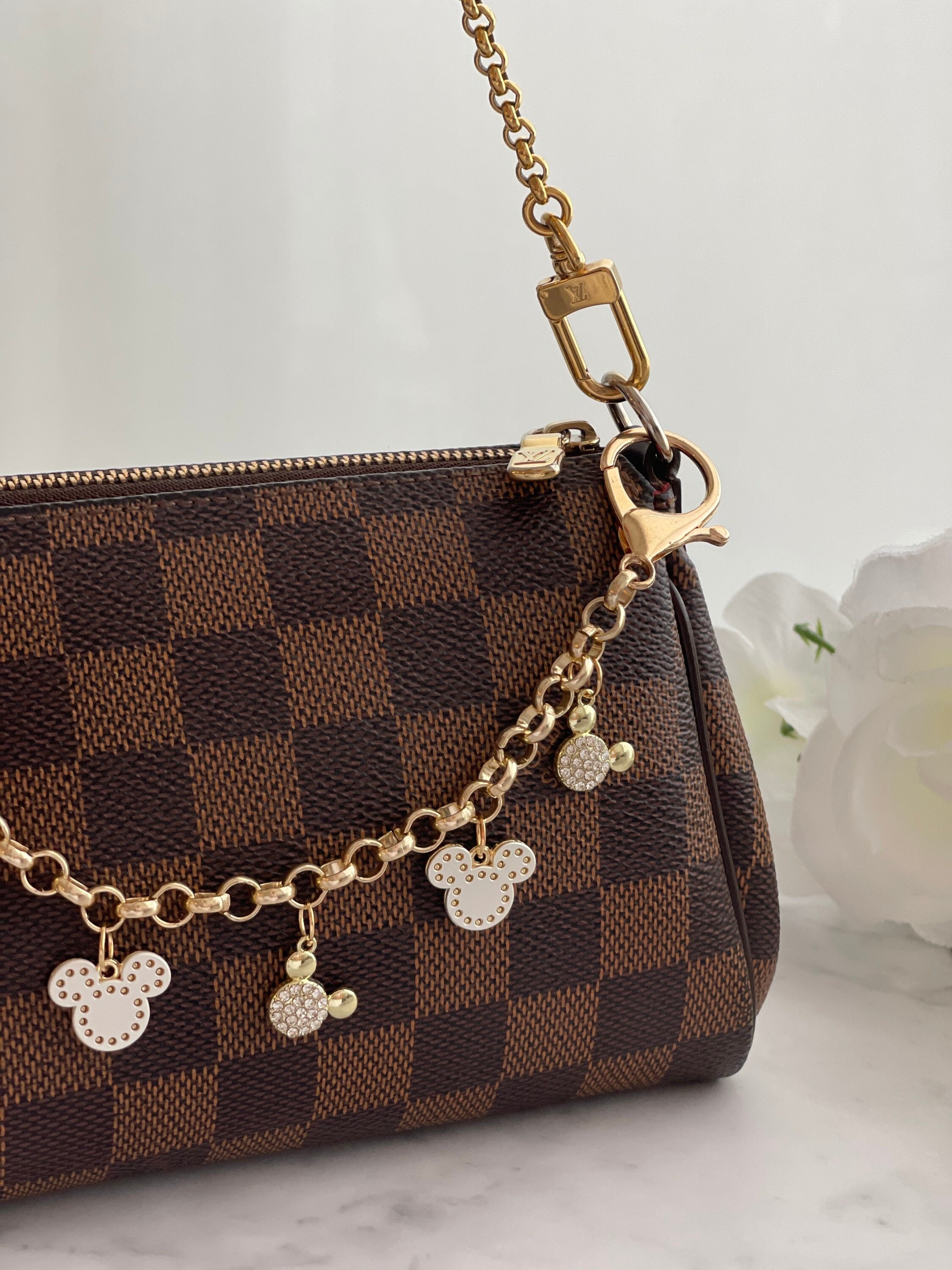 lv shoulder bag with chain