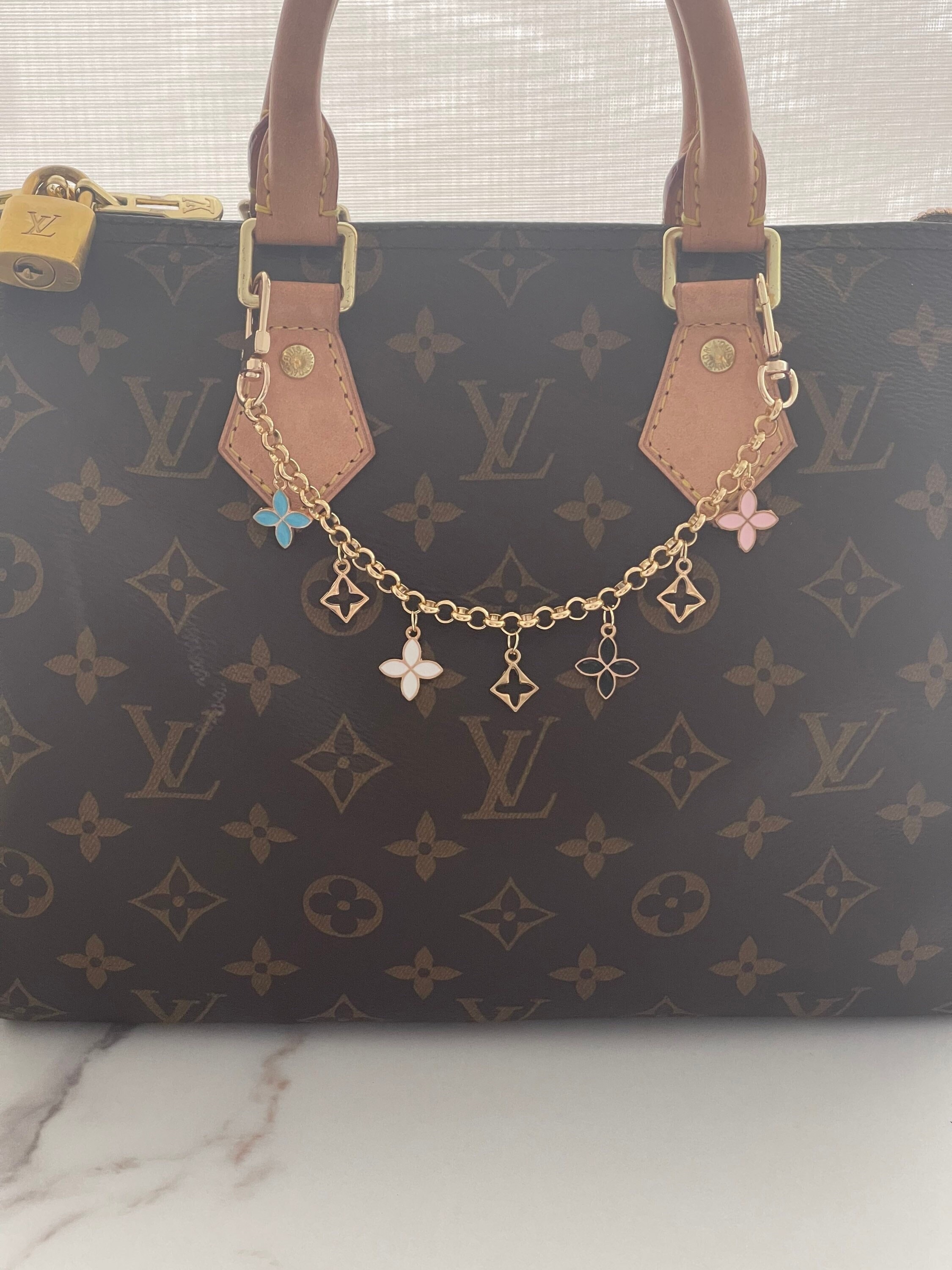 Louis vuitton bag charms etsy hotsell