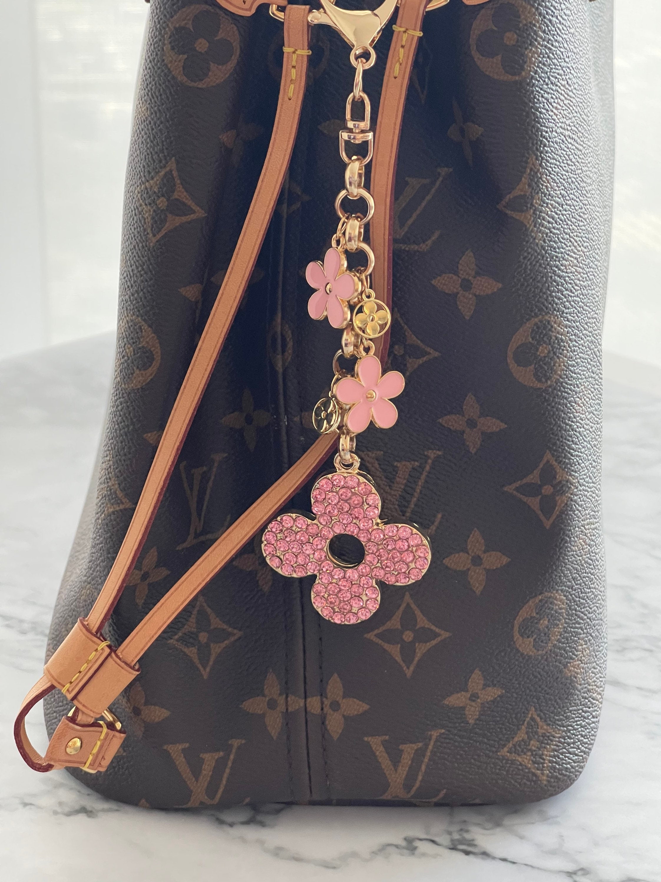 Louis Vuitton Monogram Alzer Bag Charm With Mirror Key Ring 