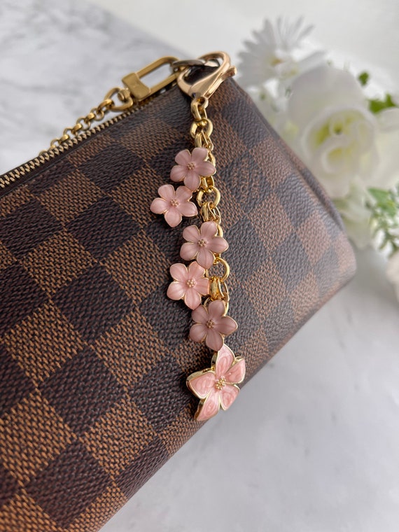 Blooming Flowers BB Bag Charm and Key Holder S00 - Women
