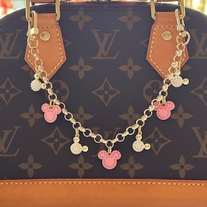 Louis Vuitton Mickey Keychain - Etsy