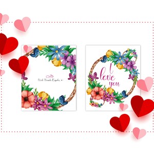 Tarjeta Te amo al esposo o esposa, Tarjeta de amor imprimible, tarjeta al prometido, tarjeta de aniversario, Descarga digital, Tarjeta de San Valentín, Nota de amor