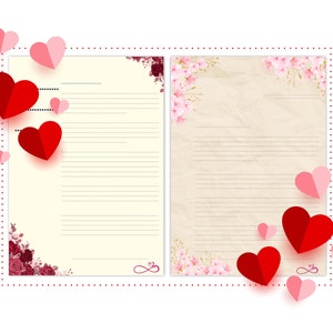 Romantischer Liebesbrief, druckbare Karte für die Liebe, Jubiläums-Grußkarten für Sie und Ihn, Jubiläumsgeschenk, einzigartiger Liebesbrief