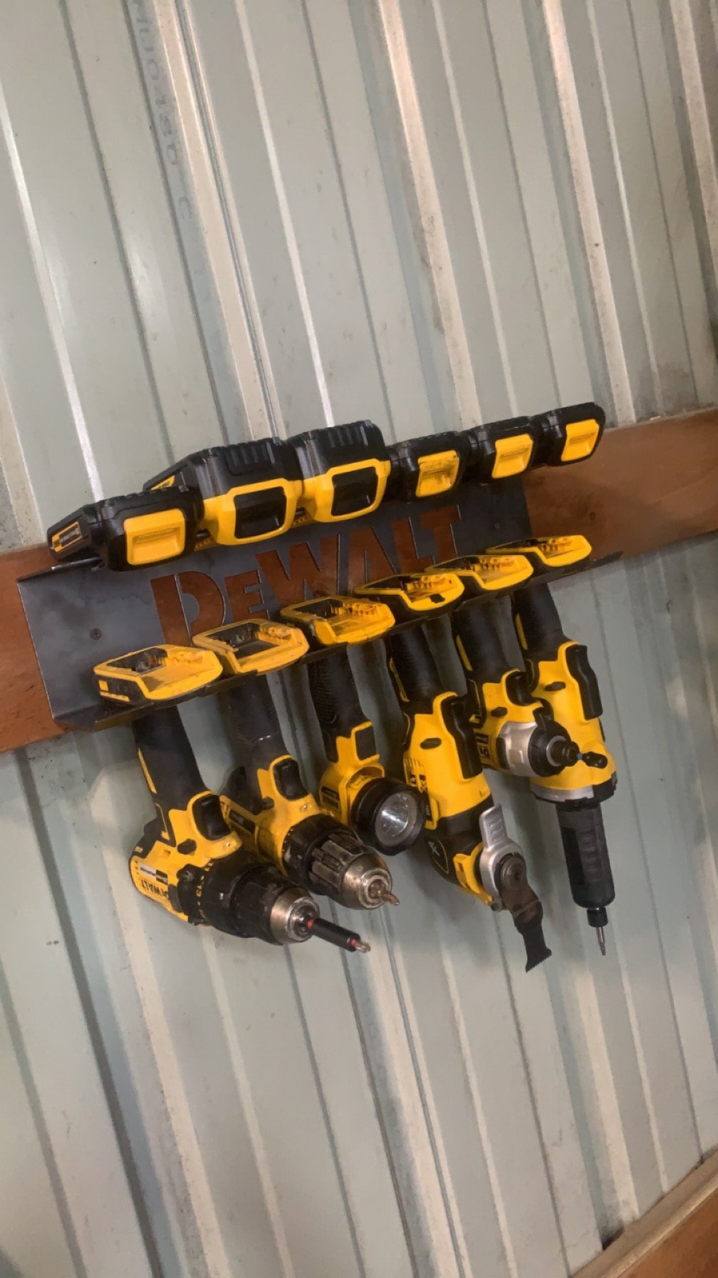Dewalt Tool and Battery Holder Etsy