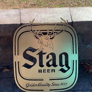 Stag Beer Sign