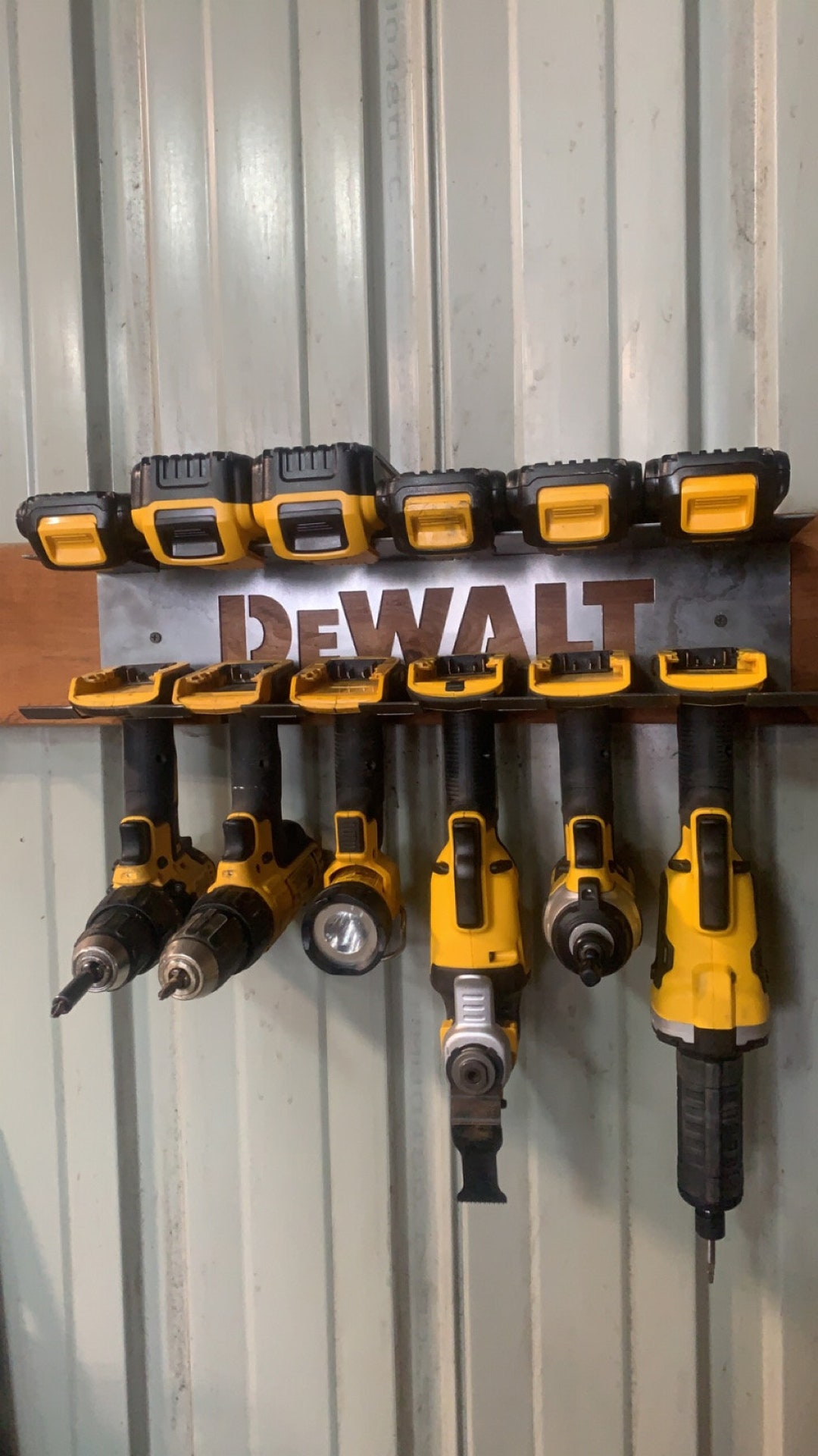 Dewalt Tool and Battery Holder Etsy