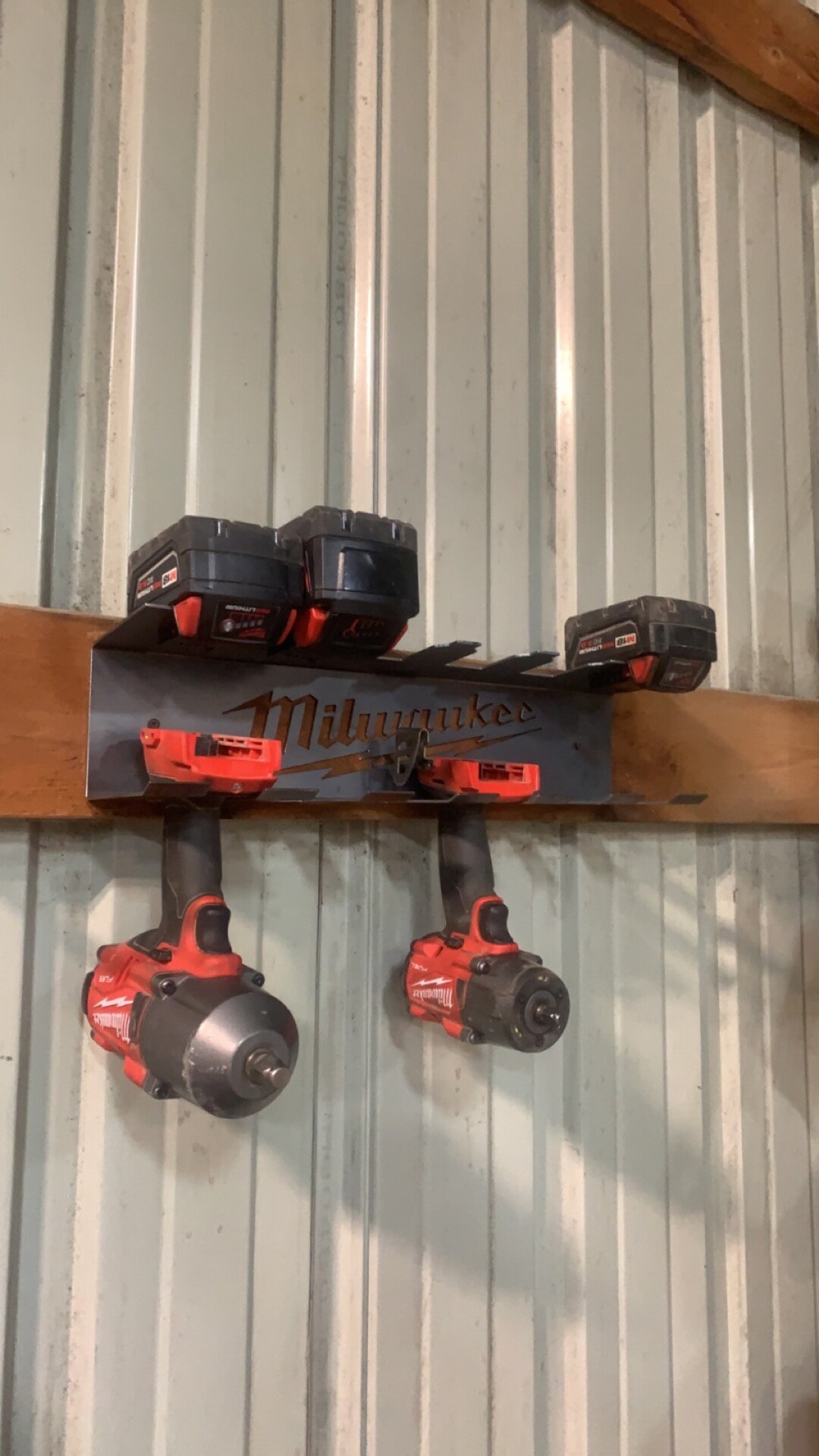 Milwaukee Tool and Battery Holder Etsy