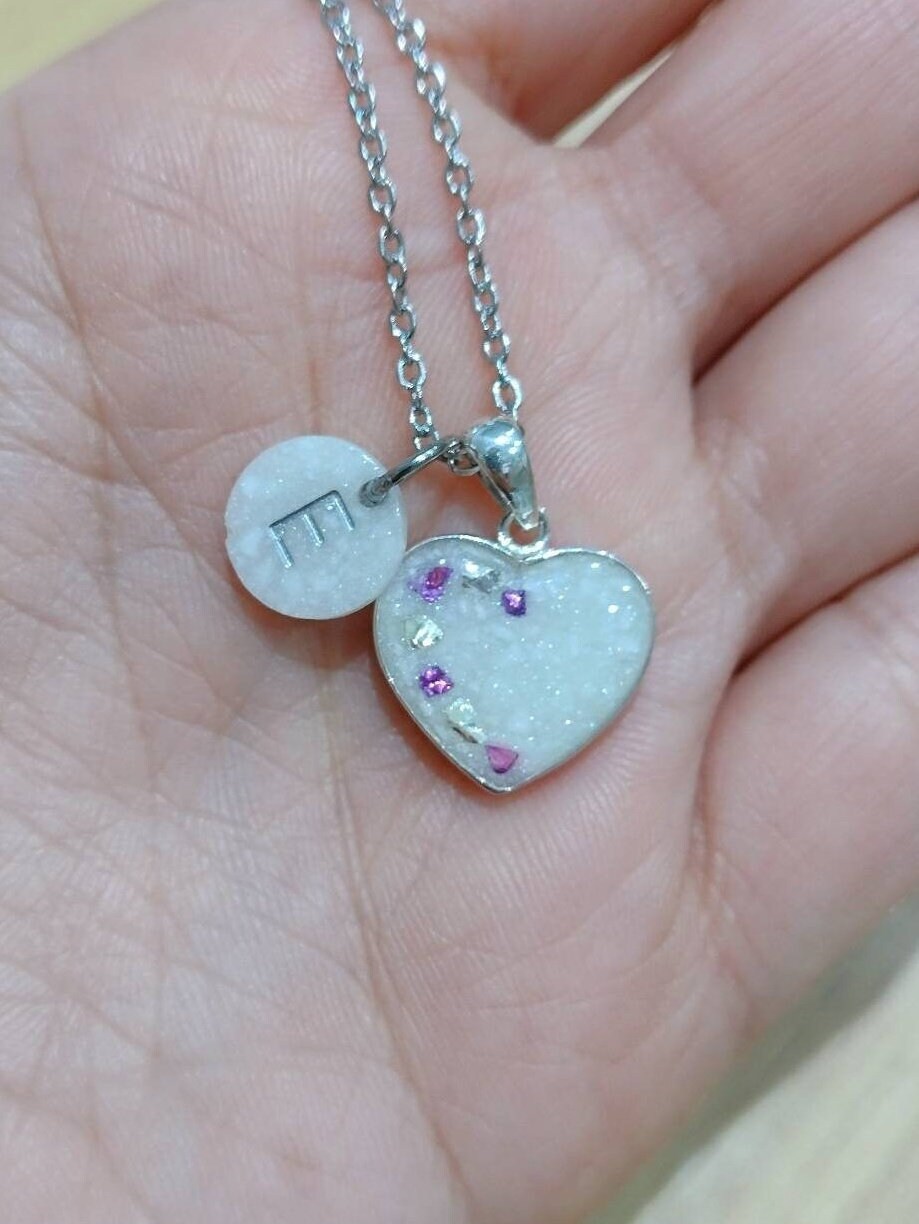 Breastfeeding Jewellery Breastmilk Heart Necklace Breast Etsy UK