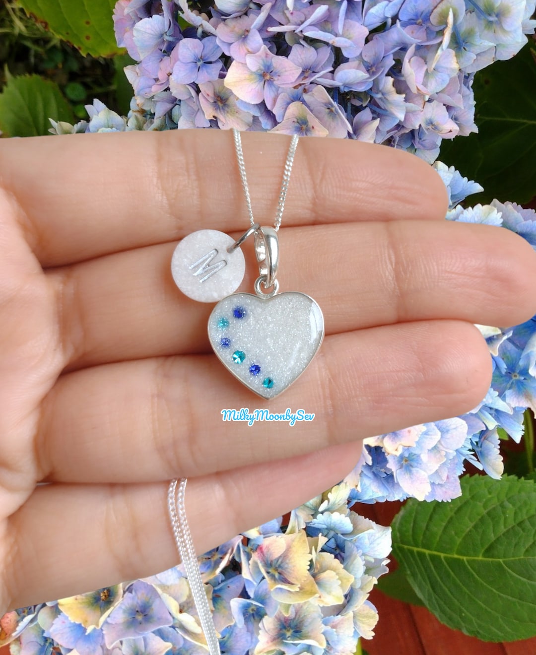 Breastfeeding Jewellery, Breastmilk Heart Necklace, Breast Milk