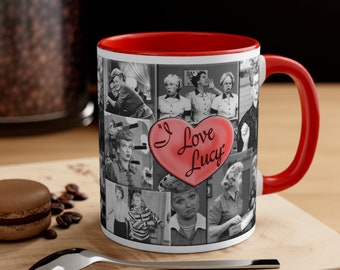 I Love Lucy collage Accent Coffee Mug, 11oz tv show