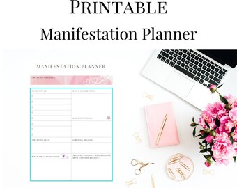 Manifestation Planner Printable