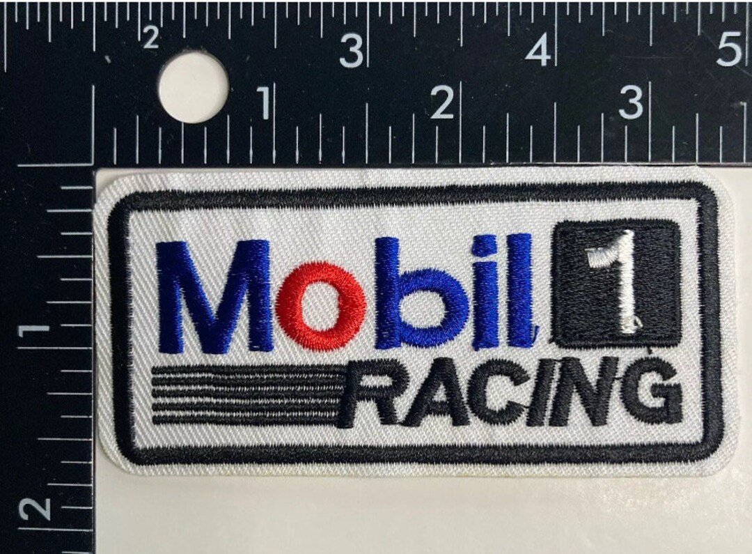 Mobil Patch Mobil 1 Racing Patch Autosport Automotive Iron On/sew on Embroidered - Etsy