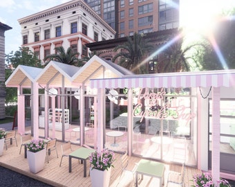 Custom Pop-Up Shop Plans | Boutique Bar Concept: Cantina, Coffee Shop, Mobile Cafe | Small Business Retail | Tiny Home Design Ideas